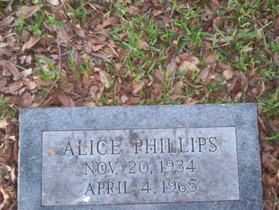 Alice Phillips on Sysoon