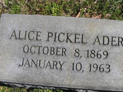 Alice Pickel Ader on Sysoon