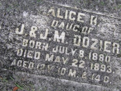 Alice R Dozier on Sysoon