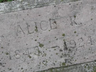 Alice R White on Sysoon