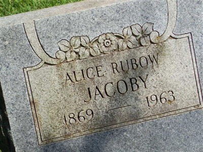 Alice Rubow Jacoby on Sysoon