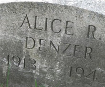 Alice Ruth Denzer on Sysoon