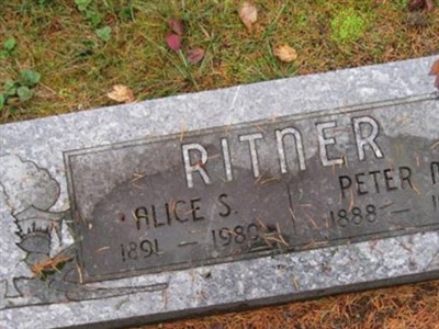 Alice S Ritner on Sysoon