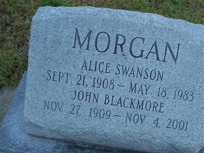 Alice Swanson Morgan on Sysoon