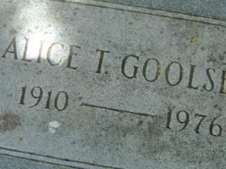 Alice T. Goolsby on Sysoon