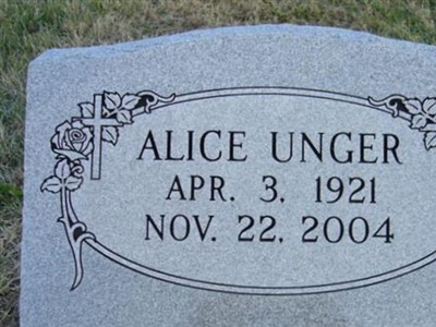 Alice Unger Hanneman on Sysoon