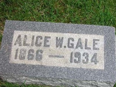 Alice W Gale on Sysoon