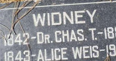 Alice Weis Widney on Sysoon