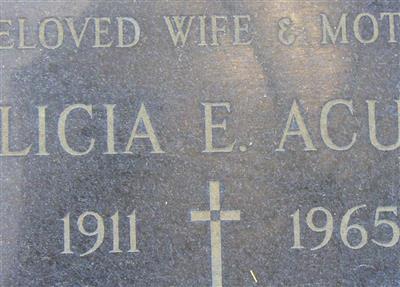 Alicia E. Acu?a on Sysoon