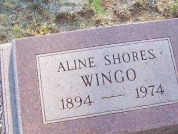 Aline Shores Wingo on Sysoon
