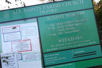 All Saints Churchyard on Sysoon