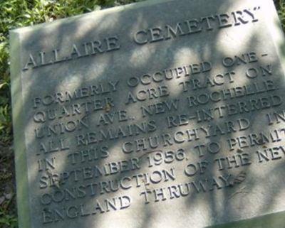 Allaire Family Cemetery on Sysoon