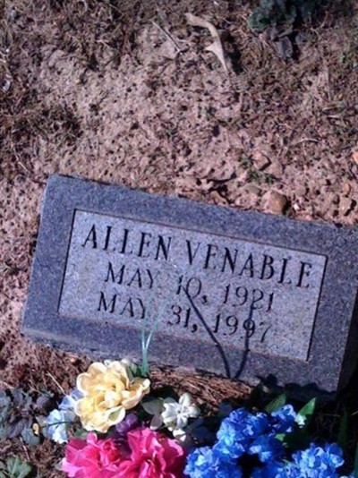 Allen C Venable on Sysoon