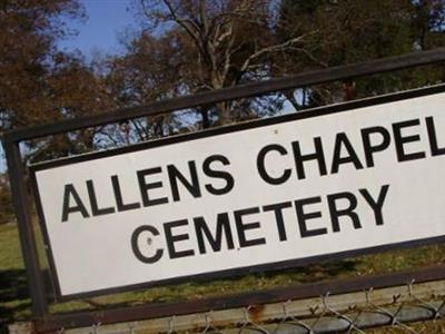 Allen Chapel Cemetery on Sysoon