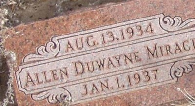 Allen Duwayne Miracle on Sysoon