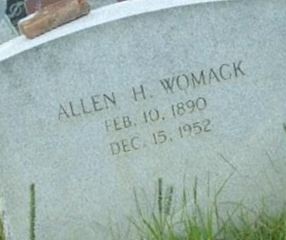 Allen H Womack on Sysoon