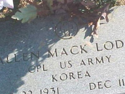 Allen Mack Loden on Sysoon