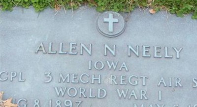 Corp Allen N Neely on Sysoon