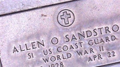 Allen O Sandstrom on Sysoon