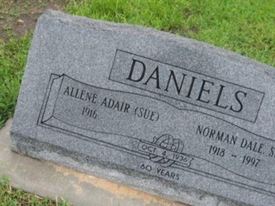Allene Adair (Sue) Daniels on Sysoon