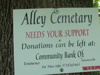 Alley Cemetery on Sysoon