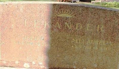 Alli Aurelia Sillanp?? Lekander on Sysoon