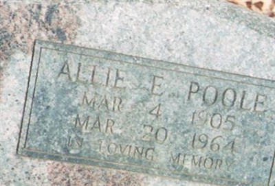Allie E Poole on Sysoon