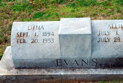 Allie Mae Minish Evans on Sysoon