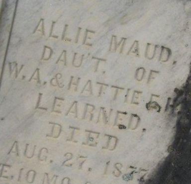 Allie Maud Learned on Sysoon