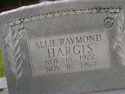 Allie Raymond Hargis on Sysoon