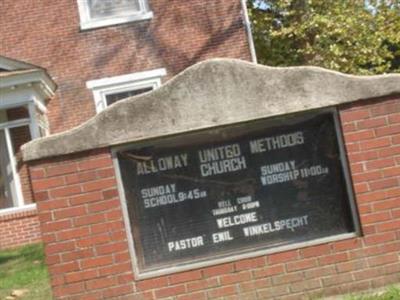 Alloway United Methodist Church Cemetery on Sysoon