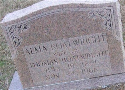 Alma Boatwright on Sysoon