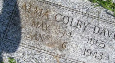 Alma Colby Davis on Sysoon