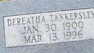 Alma "Dereatha" Devore Tankersley on Sysoon