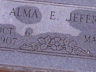 Alma Elizabeth Lawlis Jeffrey on Sysoon