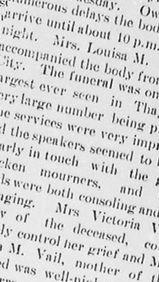 Alma H. Vail on Sysoon
