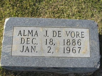Alma J. DeVore on Sysoon