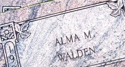 Alma M Waggoner Walden on Sysoon