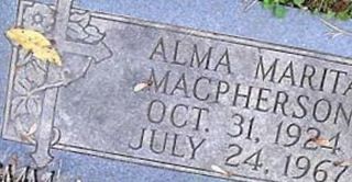 Alma Marita MacPherson on Sysoon