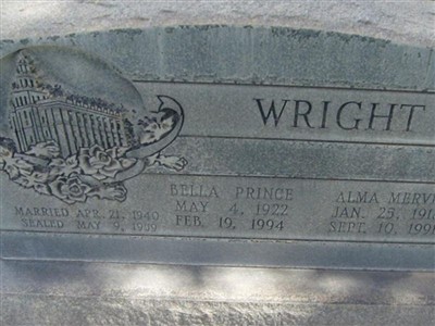 Alma Mervin Wright on Sysoon