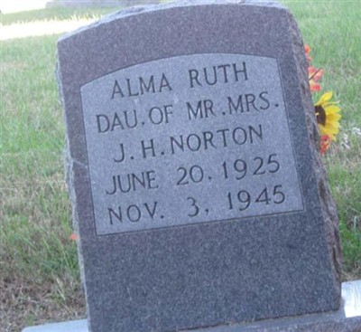 Alma Ruth Norton on Sysoon