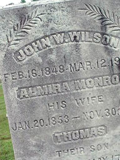 Almira Monroe Wilson on Sysoon