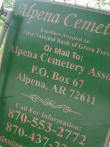 Alpena Cemetery on Sysoon