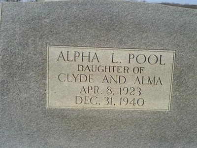 Alpha L. Pool on Sysoon