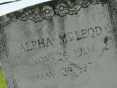 Alpha McLeod on Sysoon