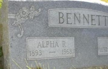Alpha R. Bennett on Sysoon
