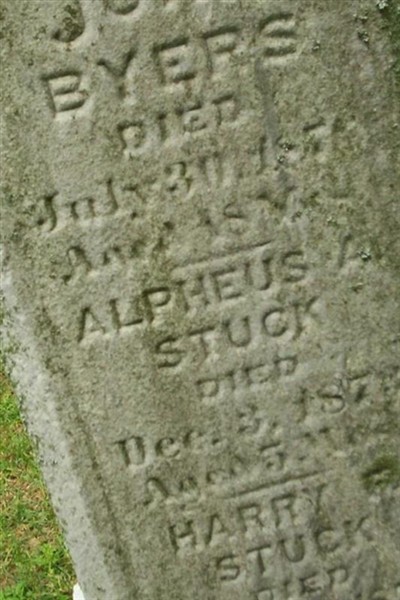 Alpheus A. Stuck on Sysoon