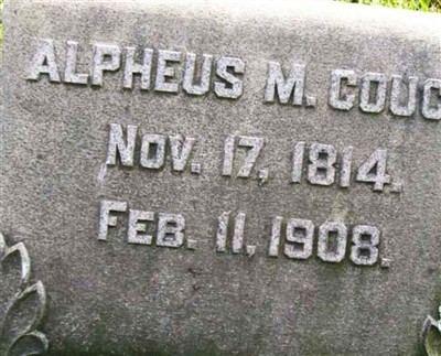 Alpheus M. Couch on Sysoon