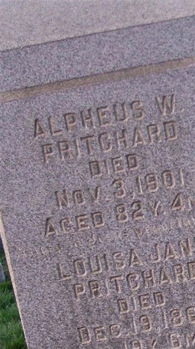 Alpheus W Pritchard, Sr on Sysoon