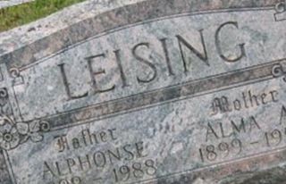 Alphonse Leising on Sysoon